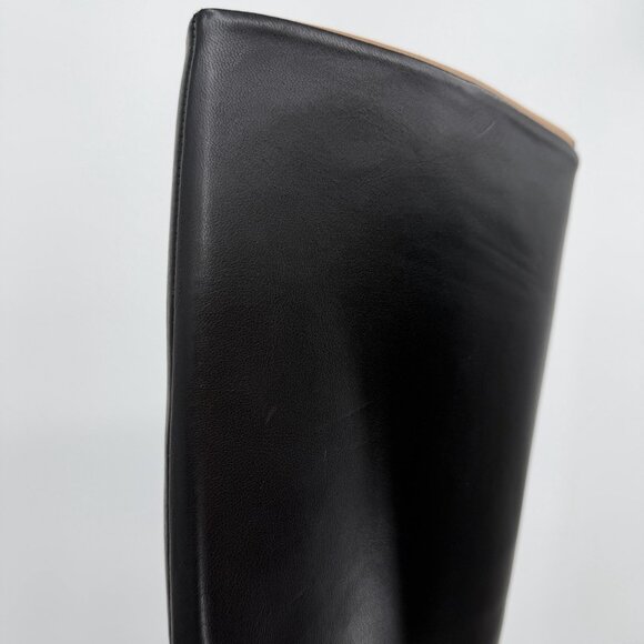 Everlane The Knee-High Banana Heel Boot in Black Leather sz 7 Women's Pull-on - Picture 4 of 9